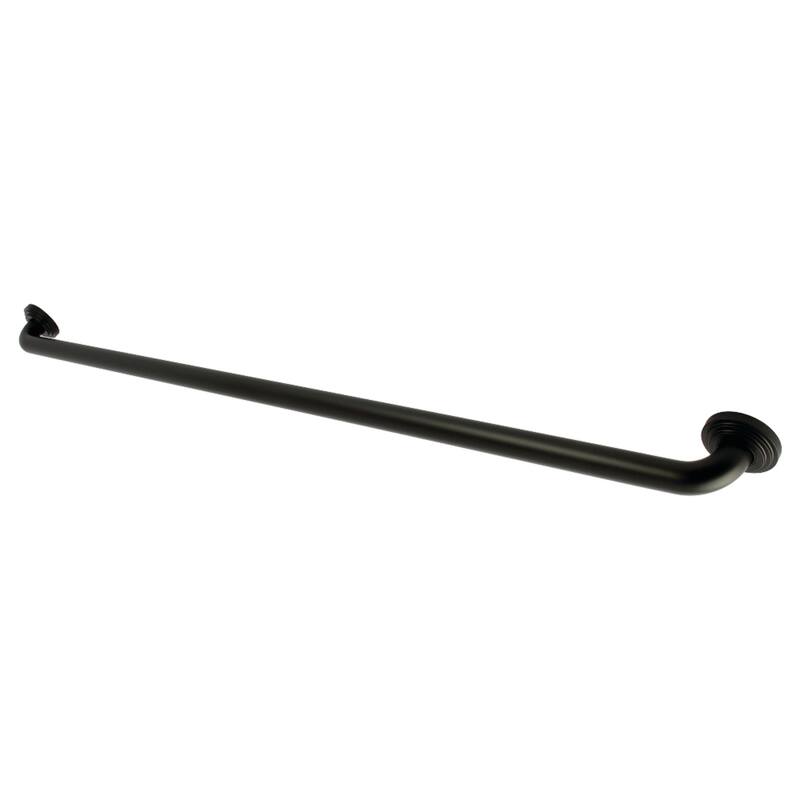 Kingston Brass Milano 48-Inch x 1-1/4 Inch O.D Grab Bar - Matte Black