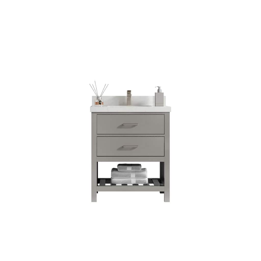 Willow Collections 30 in. W x 22 in. D Parker Single Sink Bathroom Vanity with Countertop