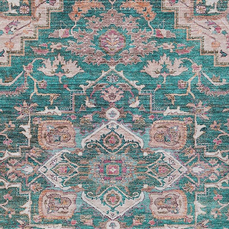 HomeRoots Oriental Traditional Rectangle Outdoor Rug