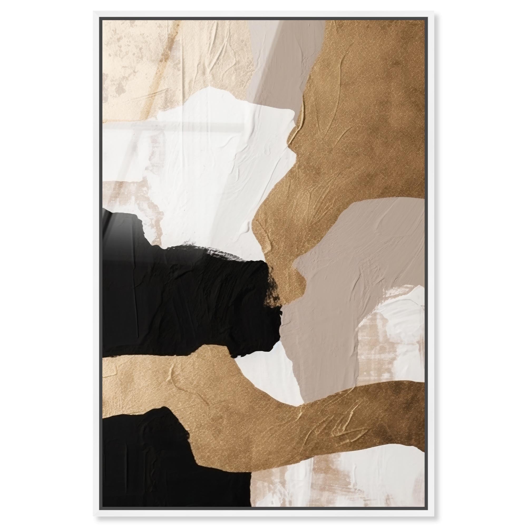 Making Ways Modern Neutral Framed Acrylic Wall Art by Art Remedy