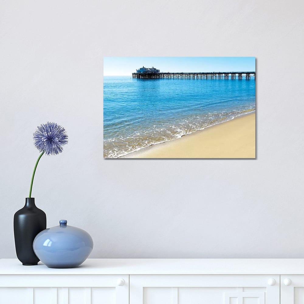iCanvas "Pier Malibu Beach I" by Susanne Kremer Canvas Print
