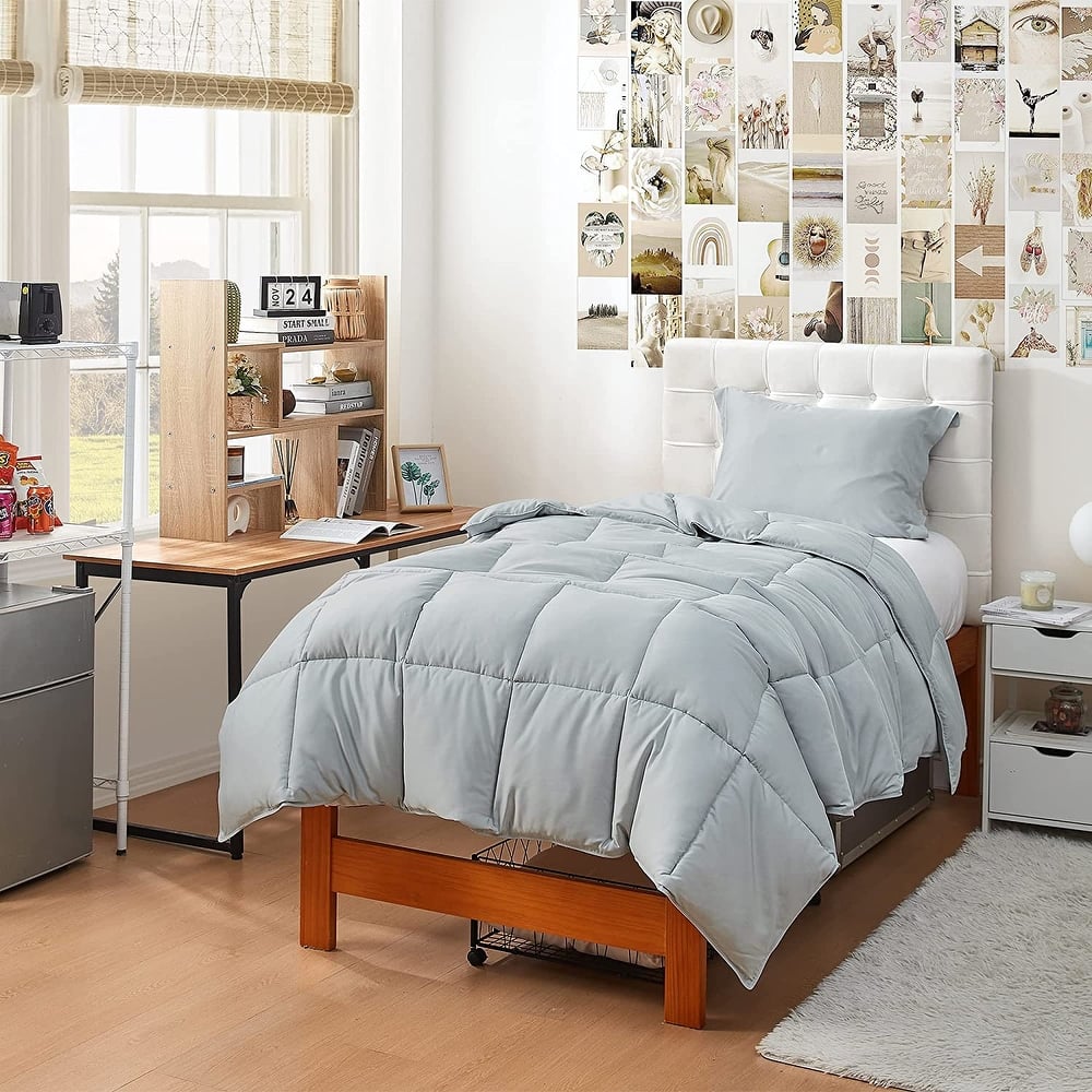 Snorze® Cloud Comforter Set - Coma Inducer® Ultra Cozy - Glacier Gray