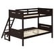 preview thumbnail 22 of 41, Modern Style Twin/Full Bunk Bed with Built-In Ladder