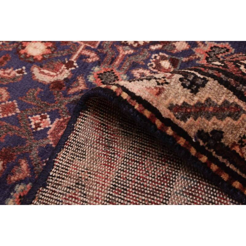 ECARPETGALLERY Hand-knotted Andelz Navy Wool Rug - 3'1 x 9'9