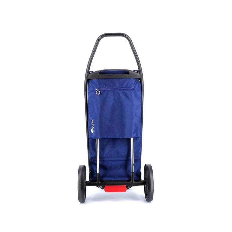 Rolser Com 88 lb. Capacity MF Tube 2 Big Wheel Shopping Trolley