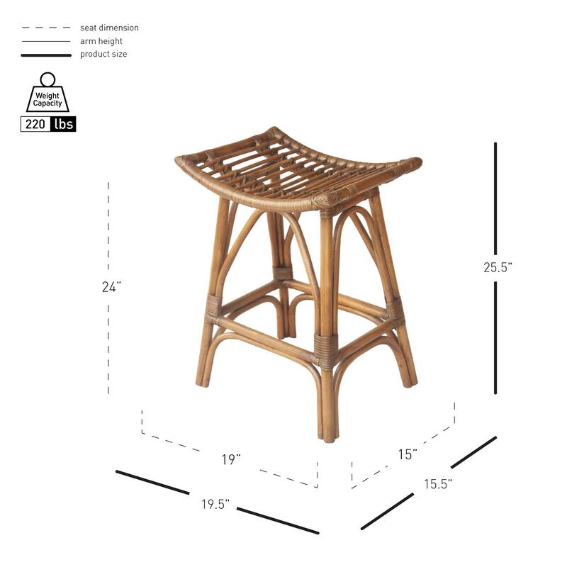 NPD Furniture Imari Rattan Counter Stool
