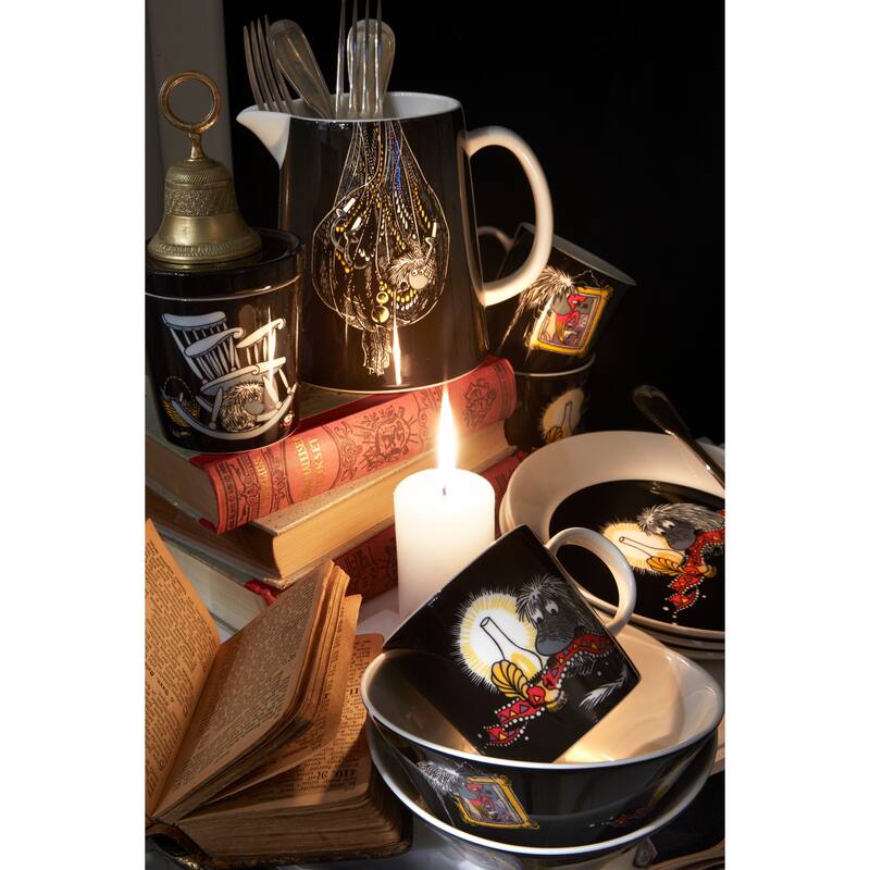 Moomin by Arabia Mug 10oz Ancestor Black