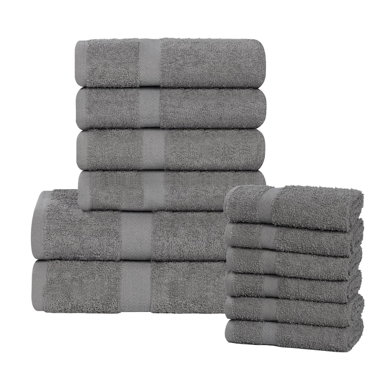Superior Franklin Cotton Lightweight 12-Piece Assorted Towel Set