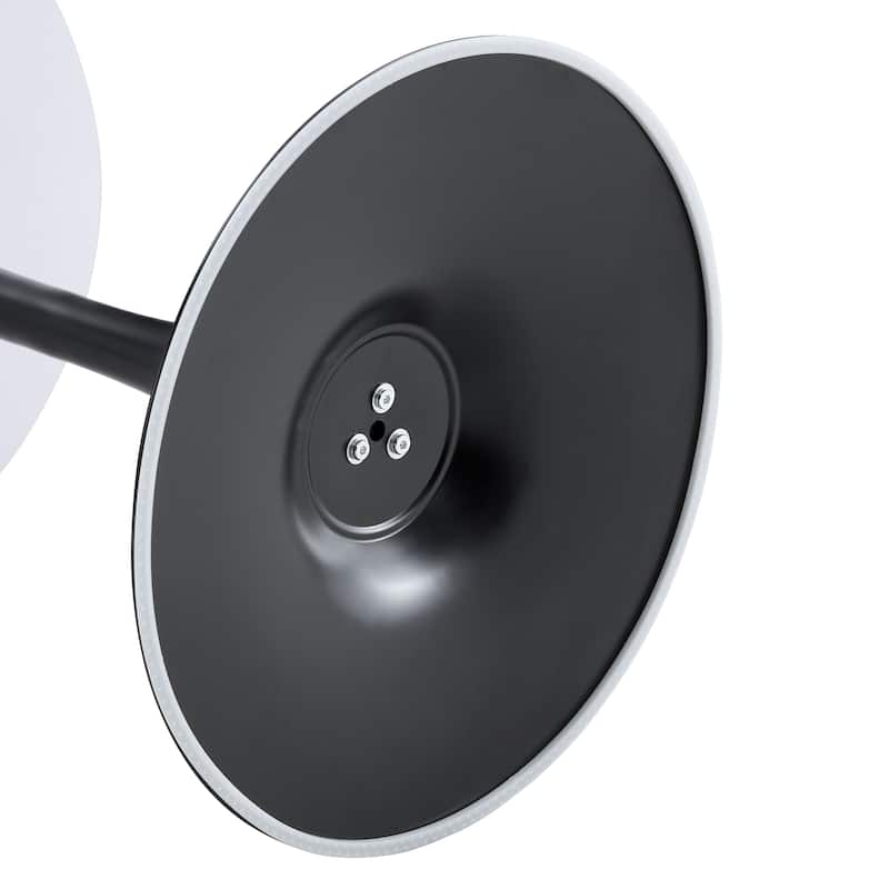 Round Dining Table, 31.5" Circle Tulip Table with Thickened Tabletop & Metal Pedestal, Mid Century Modern Bistro Table