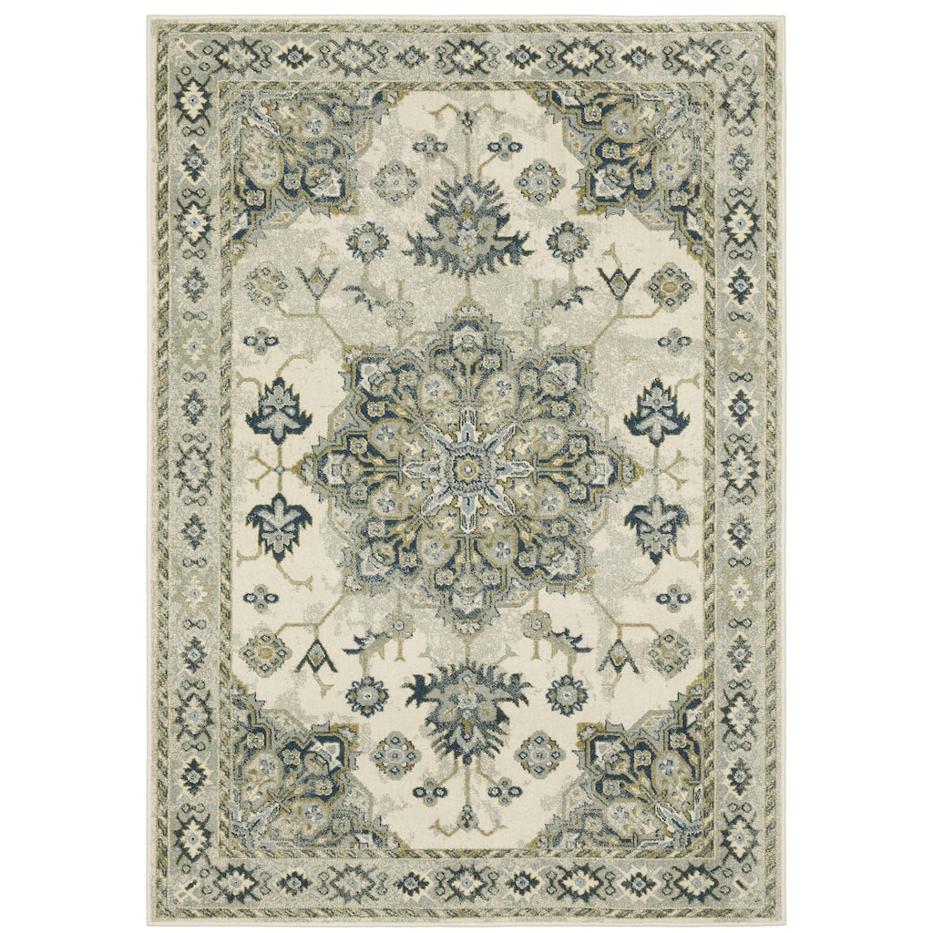 Style Haven Bassel Center Medallion Indoor Area Rug