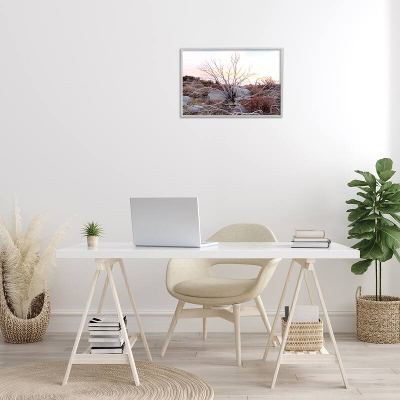 Stupell Rocky Foothills Terrain Framed Giclee Art Design By Gemma Bardot