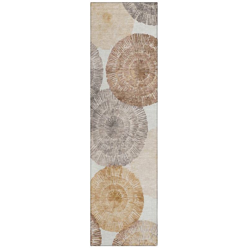 Machine Washable Indoor/ Outdoor Contemporary Devaughn Chantille Rug