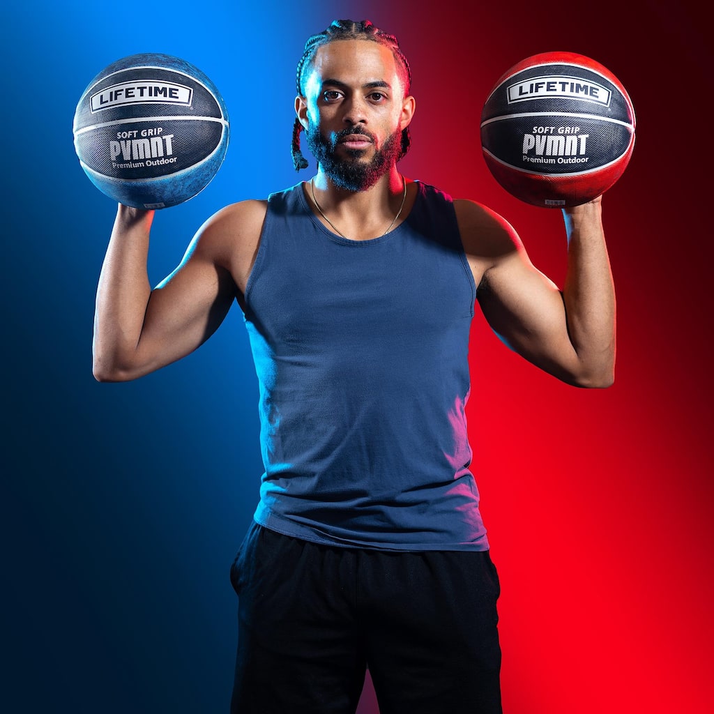 Lifetime Soft Grip PVMNT Premium Outdoor Basketball, 29.5-Inch