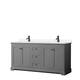 Option Dark Gray, Black Trim, White Cultured Marble Top