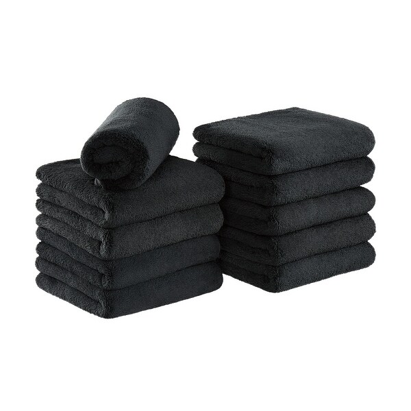 Bck2U Coral Fleece Salon Towel (10 Pack) - Bed Bath & Beyond
