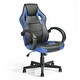 preview thumbnail 17 of 40, Porch & Den Ergonomic Gaming Chair with Padded Seat Blue/Black