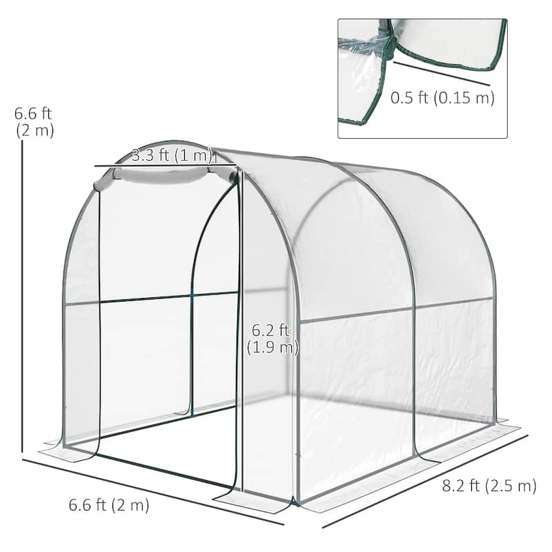 Dome Tunnel Greenhouse Plant Shed