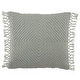 preview thumbnail 14 of 15, Calhain Geometric Indoor/ Outdoor Pillow 20"X20" Cover Only - Cover Only - Light Gray/Light Blue