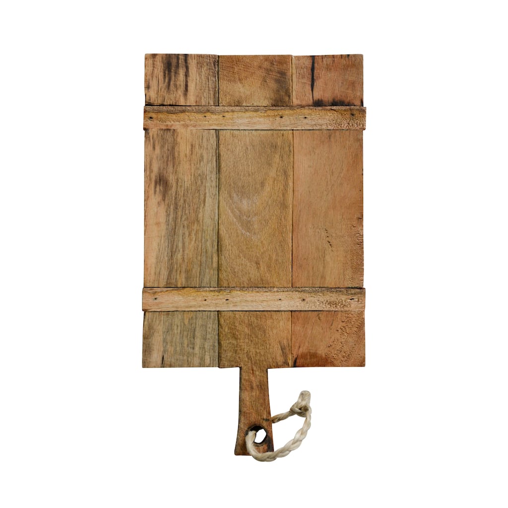 Mango Wood Cheese Board with Rope on Handle