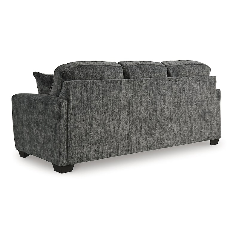 Signature Design by Ashley Lonoke Gunmetal Sofa - 90"W x 38"D x 40"H