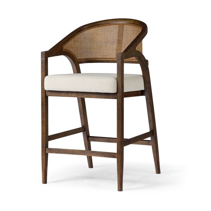 Maven Lane 27" Chloe Counter Height Kitchen Stool - Aged Brown
