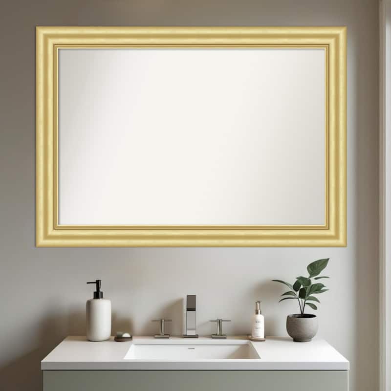Sophia Non-Beveled Framed Bathroom Vanity Wall Mirror