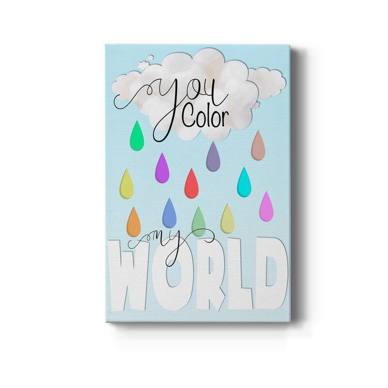 Color My World Premium Gallery Wrapped Canvas - Ready to Hang - 12X18