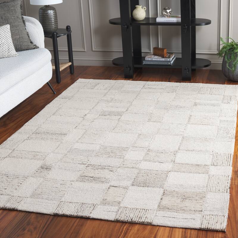 SAFAVIEH Handmade Pine Toprak Modern & Contemporary Wool Rug