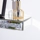 preview thumbnail 5 of 10, Mirrored Floating Shelf with Crushed Diamond