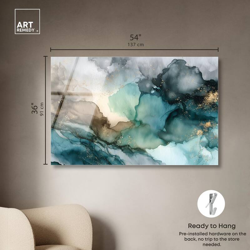 Veiled Inlet Acrylic by Art Remedy, Ready to Hang