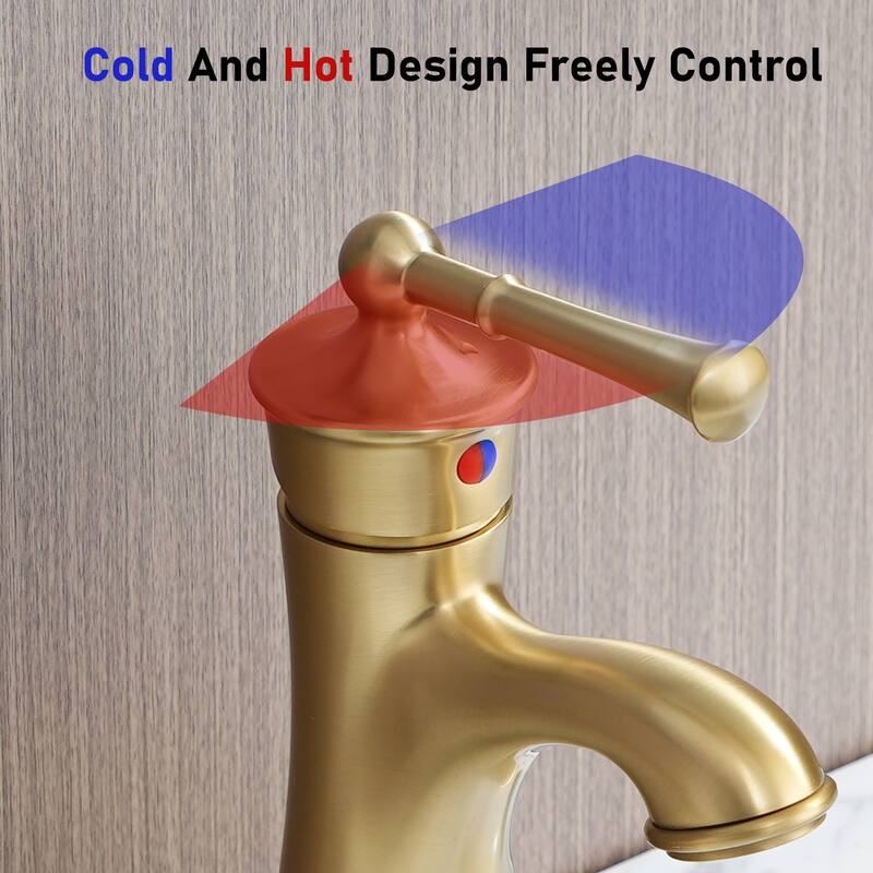 Clihome Single Handle Bathroom Sink Tap Basin Faucet
