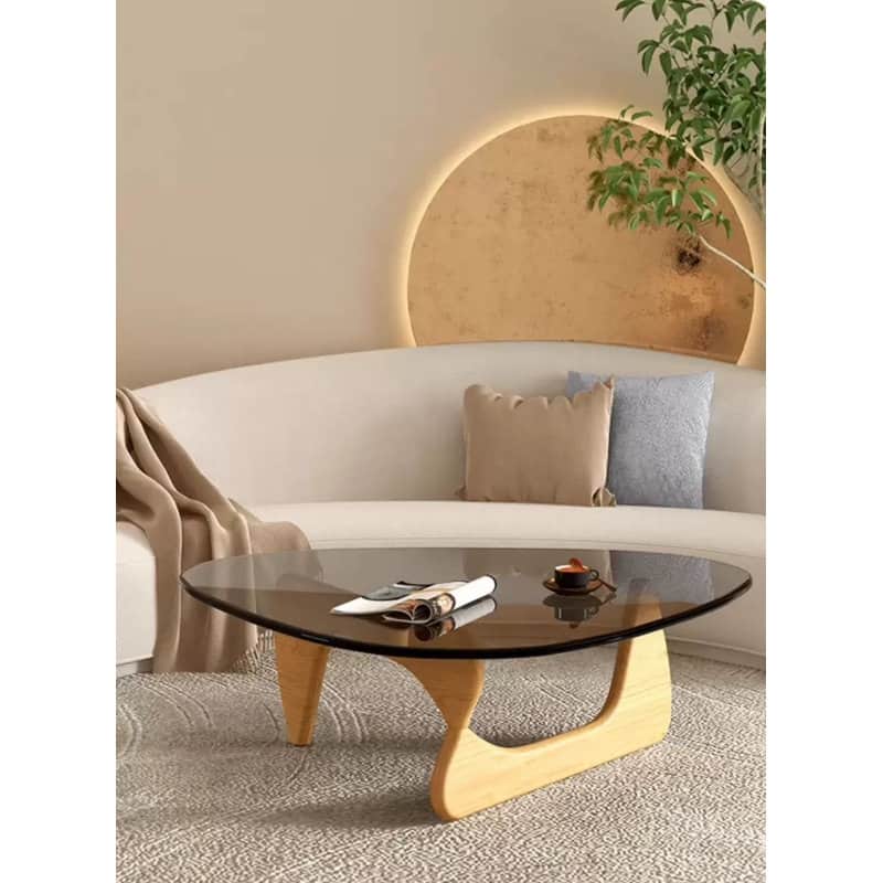 Drossett Grey Glass Top Coffee Table