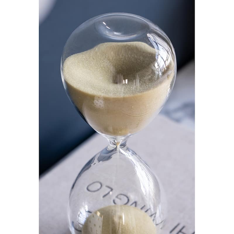 8" Ferdinand 30-Minute Hourglass, Bisque Sand