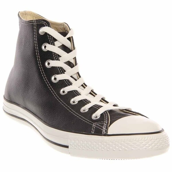 black leather converse sale