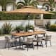 Option Brown Table with Tan Umbrella