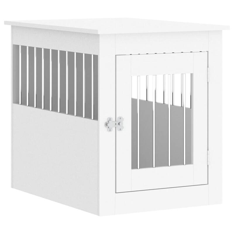 vidaXL Dog Crate with Door Doghouse Puppy Kennel Peg Cage Engineered Wood