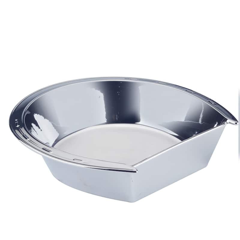 Certified International Derby Day at the Races Silver Plated 3-D Horseshoe Serving Bowl - 12" x 12" x 3"