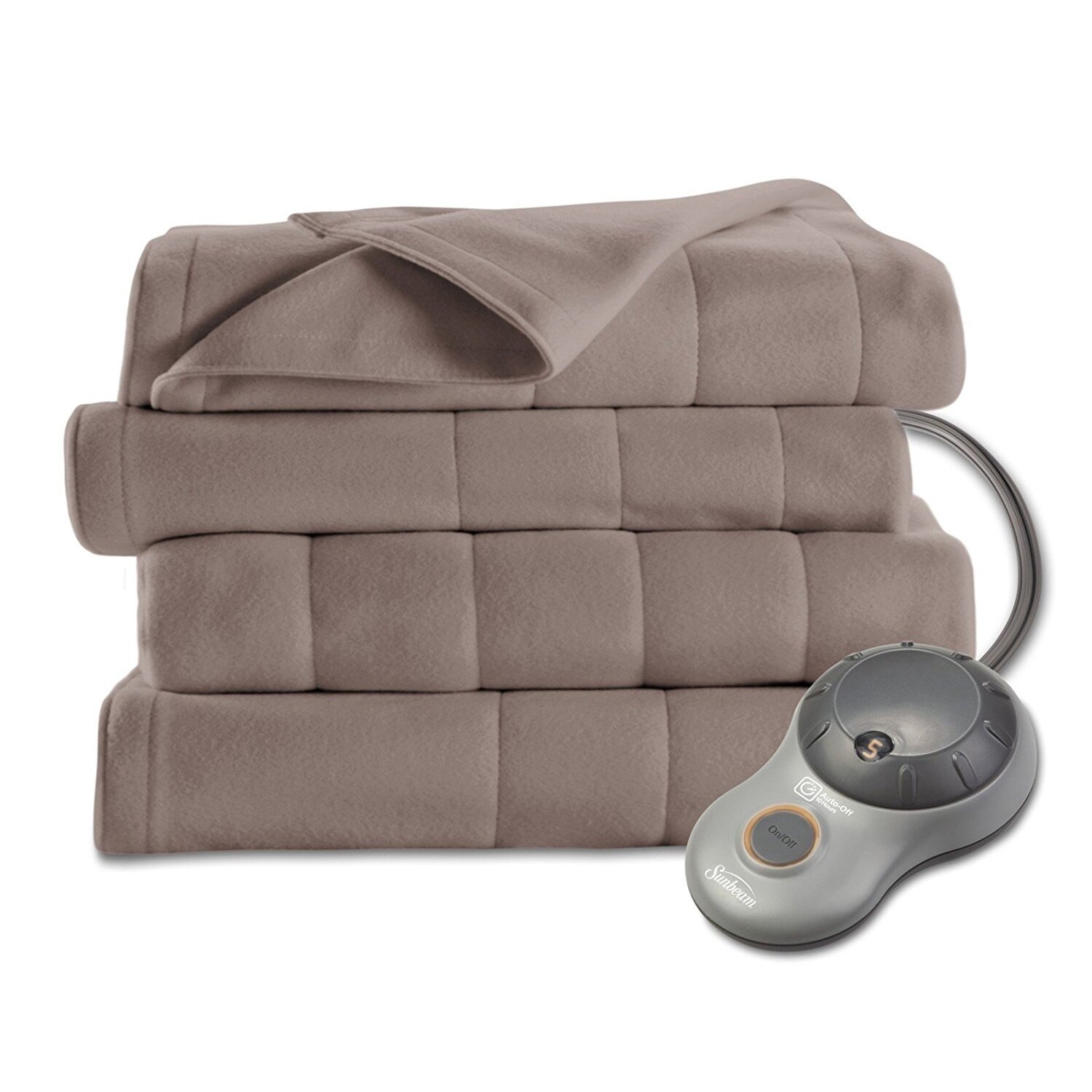 sunbeam microplush heated throw