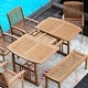 preview thumbnail 30 of 30, Cambridge Casual Caterina 6-Piece Teak Outdoor Extendable Dining Set