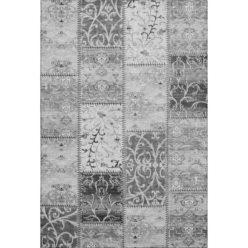 Premium Washable Super Soft Moroccan Boho Patchwork Mayfield Rug