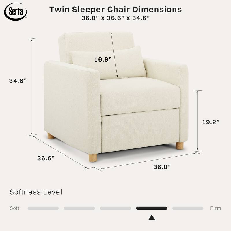 Serta Christine Convertible Chair