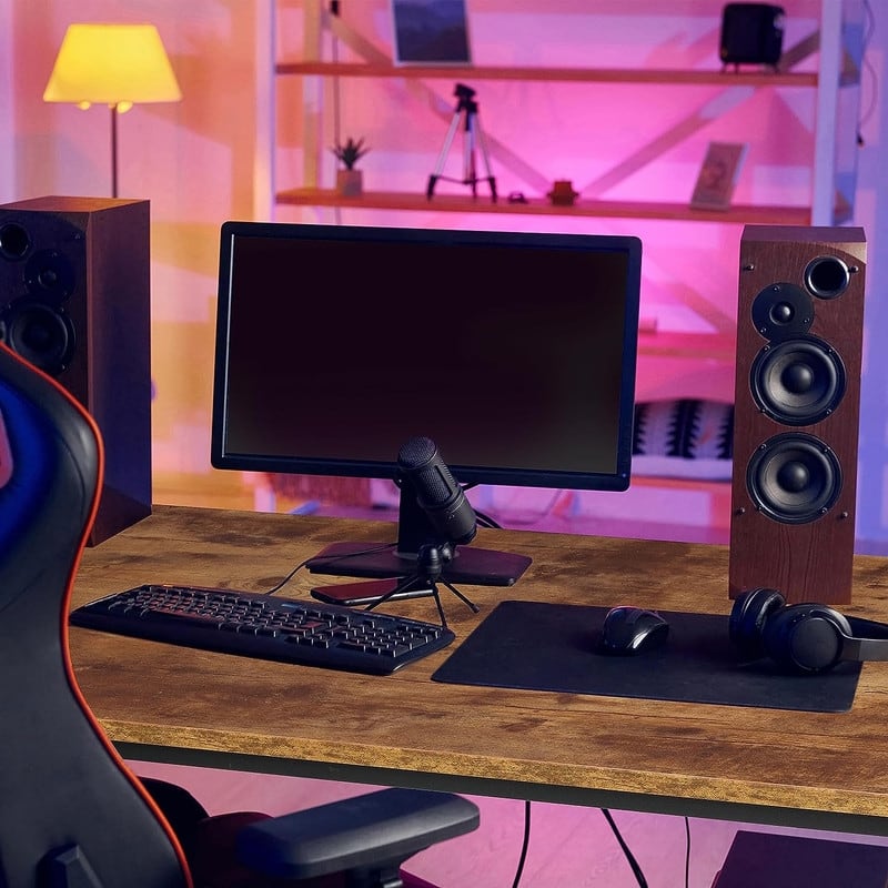 40" Small Gaming Computer Desk Home Office Desks with Storage Bag