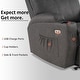 preview thumbnail 21 of 44, Mcombo Electric Power Recliner Chair with Massage and Heat,USB Charge Ports,Side Pockets and Cup Holders,Faux Leather 7050