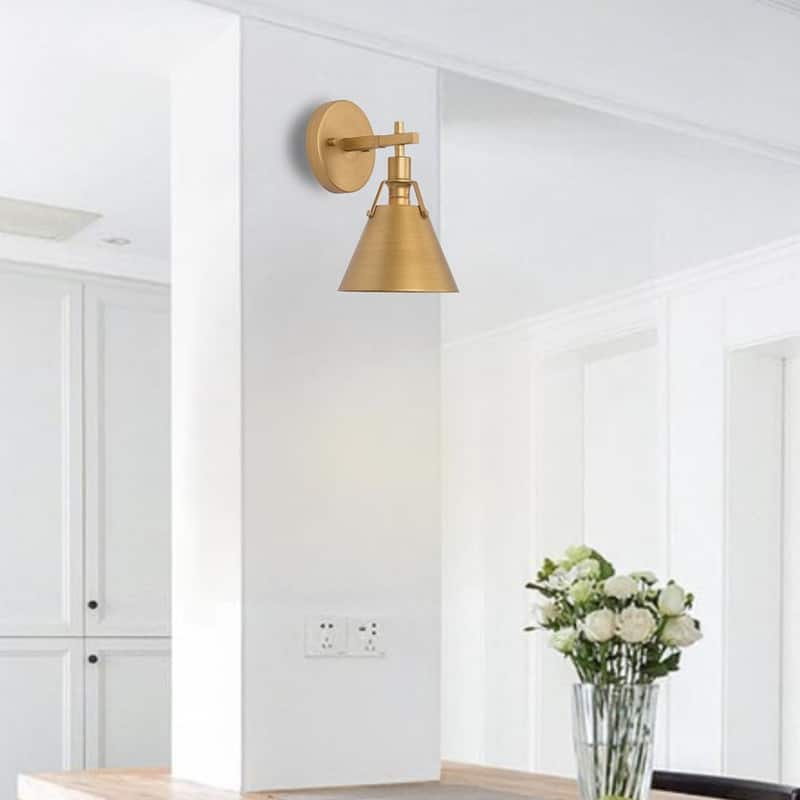 1 Light wall sconces solid gold wall lighting metal bedroom wall lighting