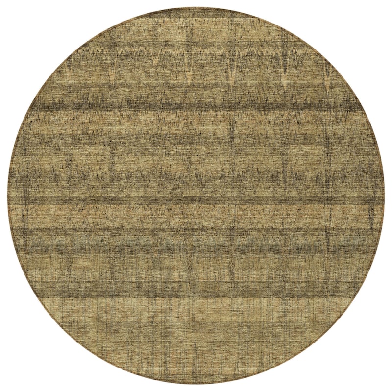 HomeRoots Striped Transitional Rectangle Outdoor Rug