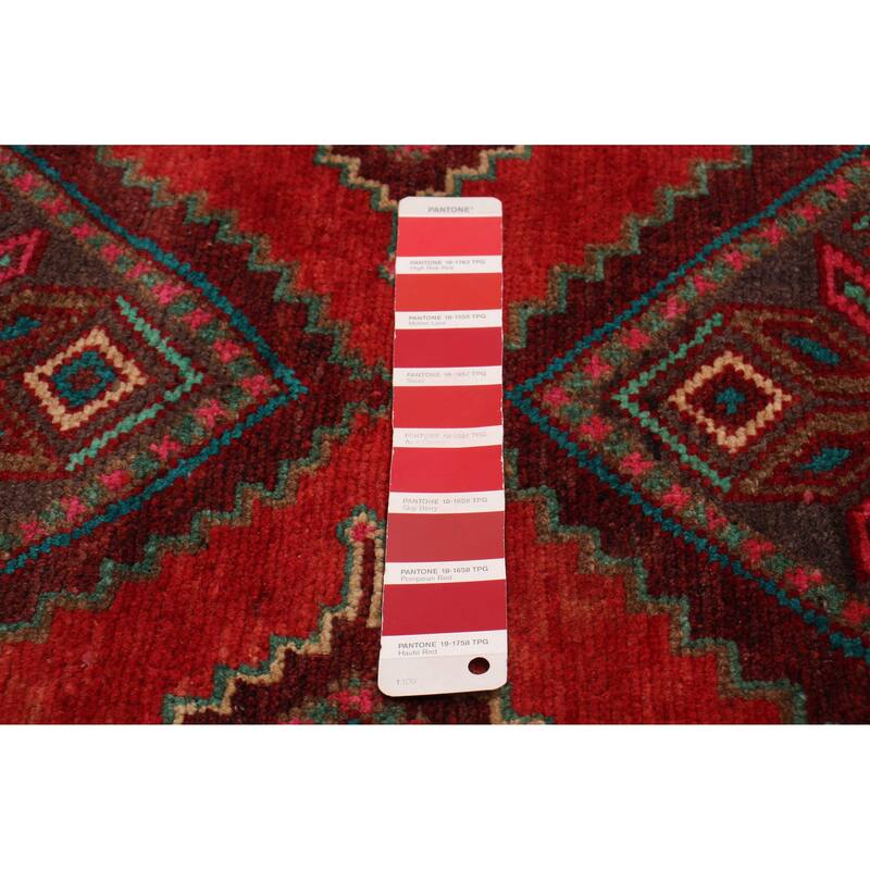 ECARPETGALLERY Hand-knotted Anadol Red Wool Rug - 3'2 x 10'7
