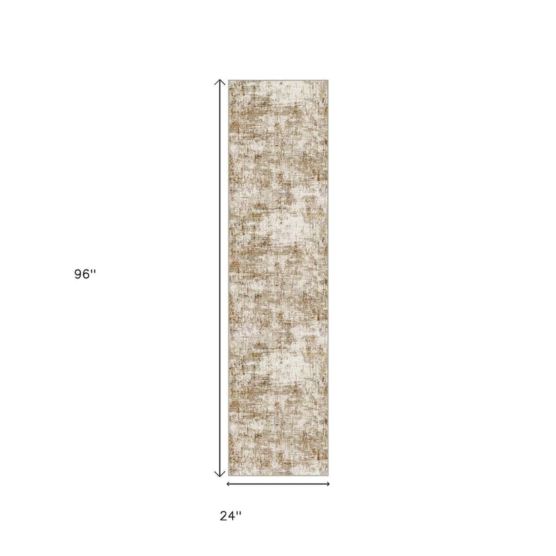 HomeRoots Abstract Modern Rectangle Area Rug