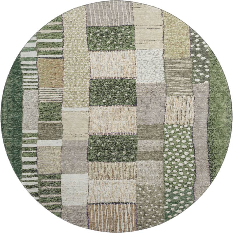 Premium Washable Super Soft Modern Patchwork Mayfield Rug