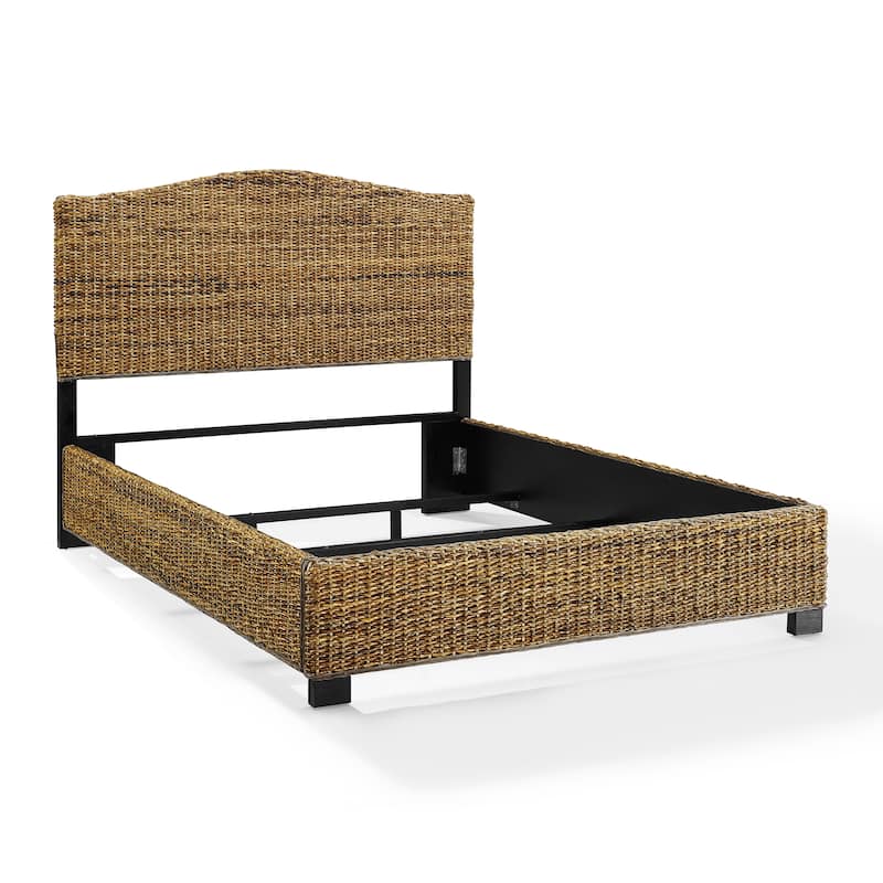 Crosley Serena Rattan King Bed