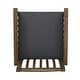 preview thumbnail 12 of 26, Sorrento Acacia Wood 9-piece Expandable Table Outdoor Dining Set by Christopher Knight Home